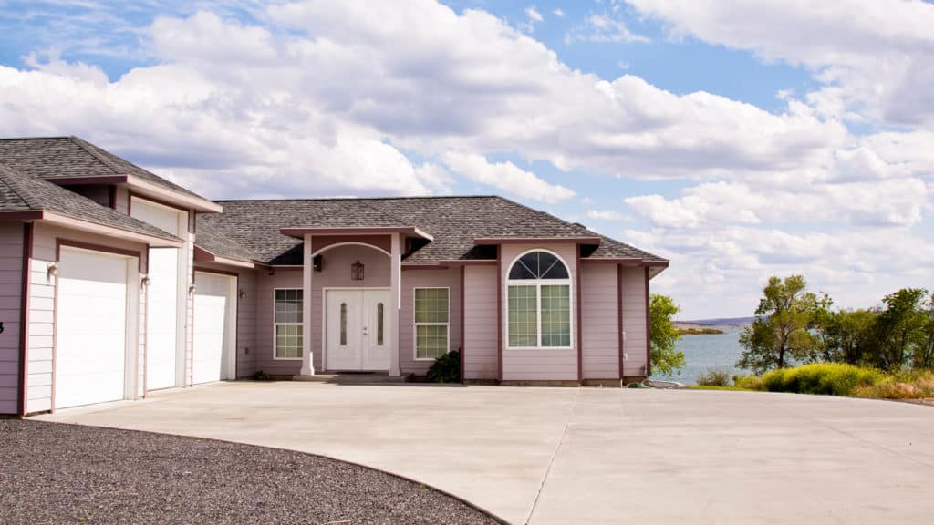 concrete driveway installation